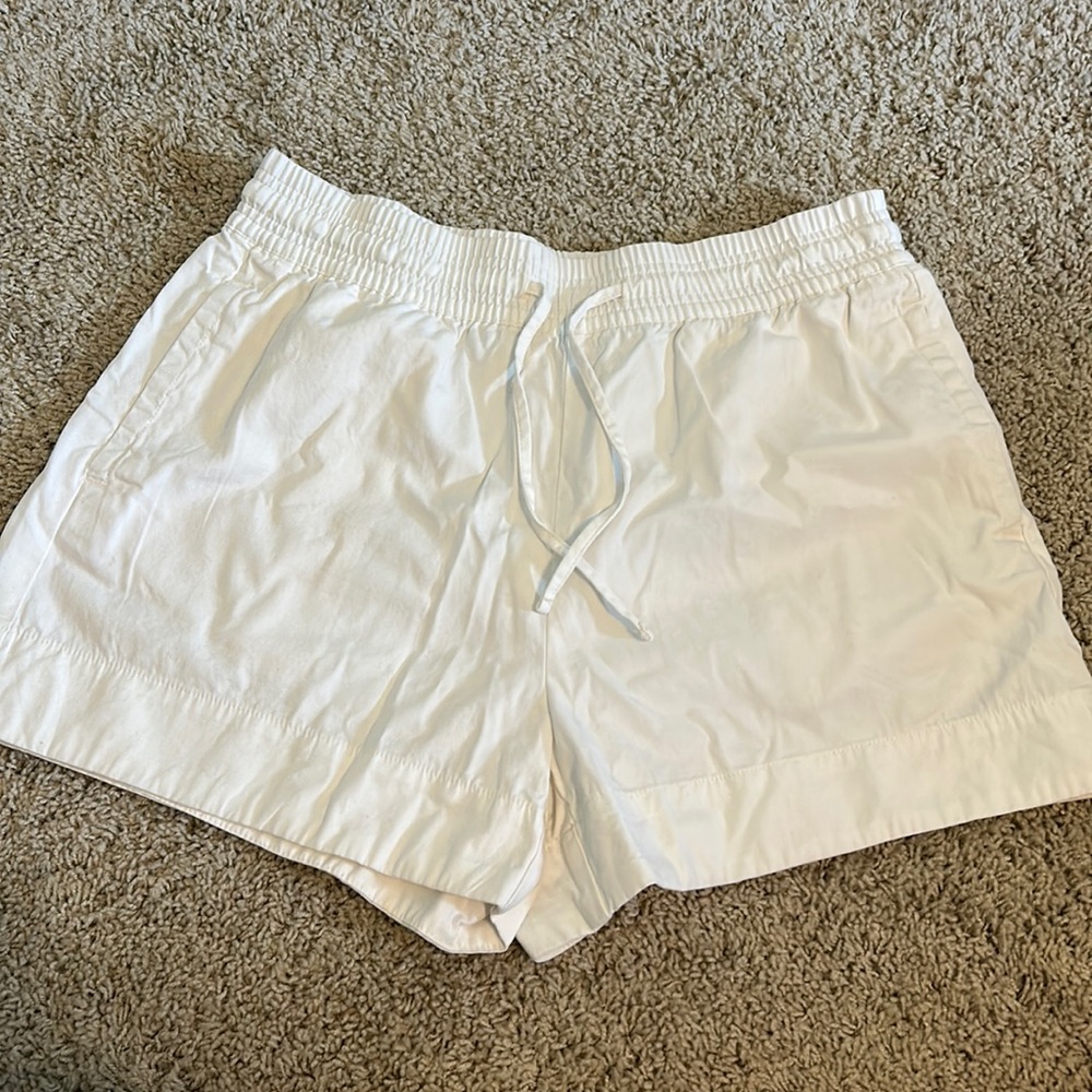 Free Assembly White Linen shorts